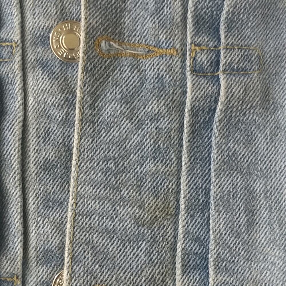 Distressed Jean Jacket‎ Blue - Picture 6 of 6